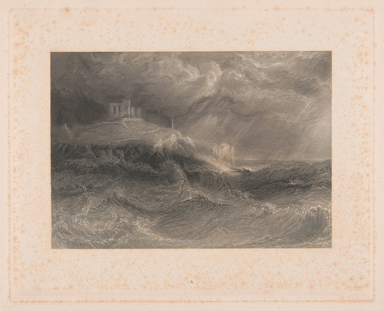 Farne Island - Schipbreuk door James T. Willmore
