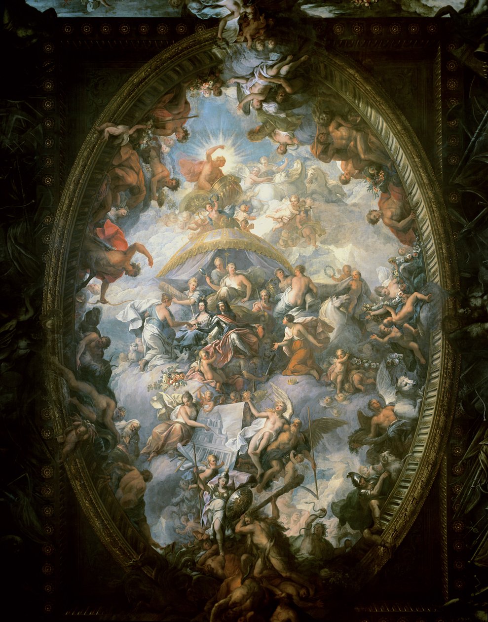 Plafond van de Painted Hall, 1707-14 door James Thornhill