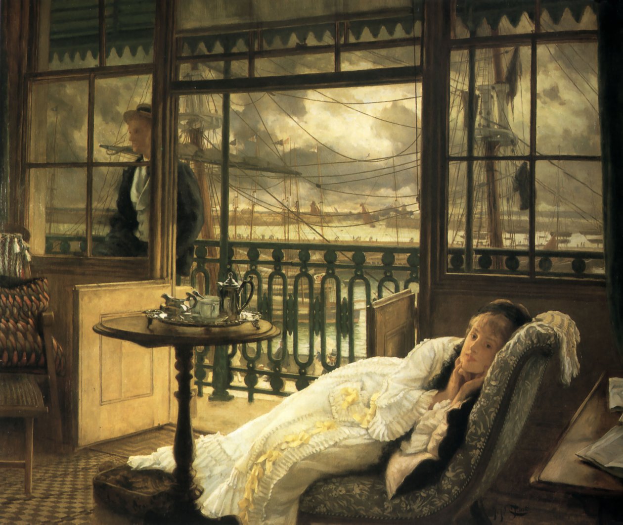 Een voorbijgaande storm door James Tissot
