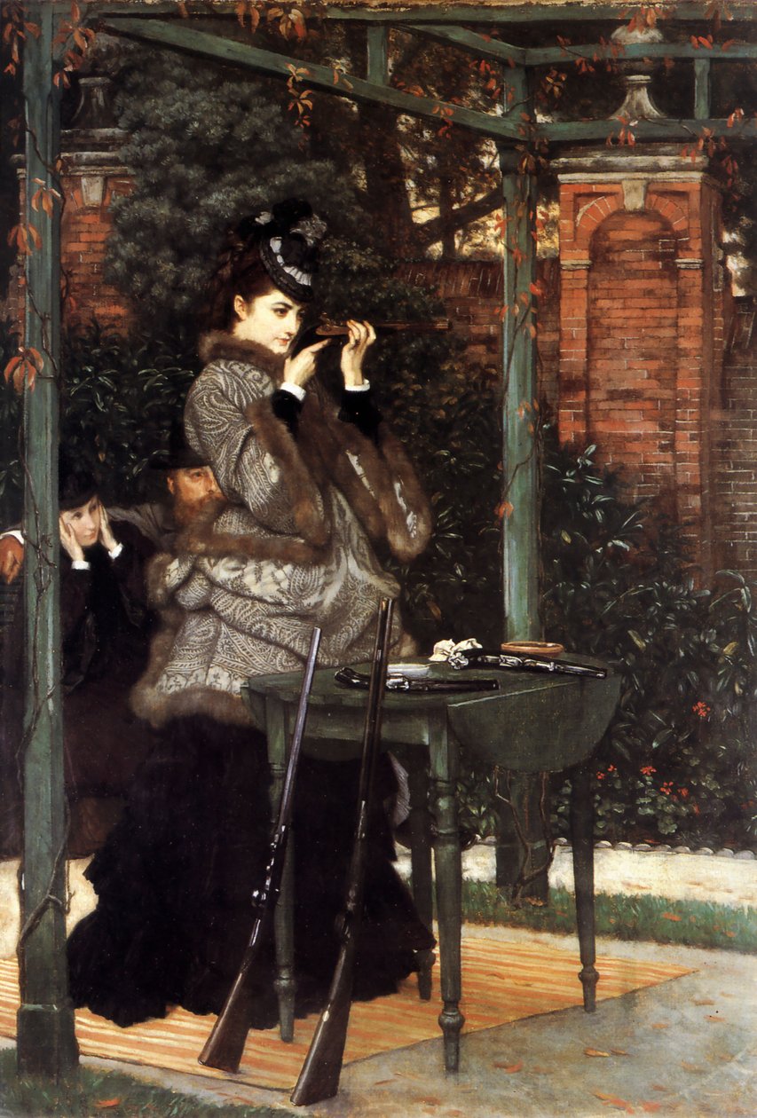 Op de schietbaan door James Tissot