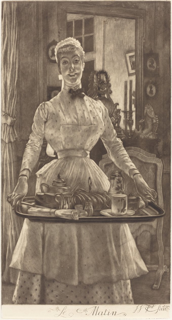 Le Matin, 1886 door James Tissot