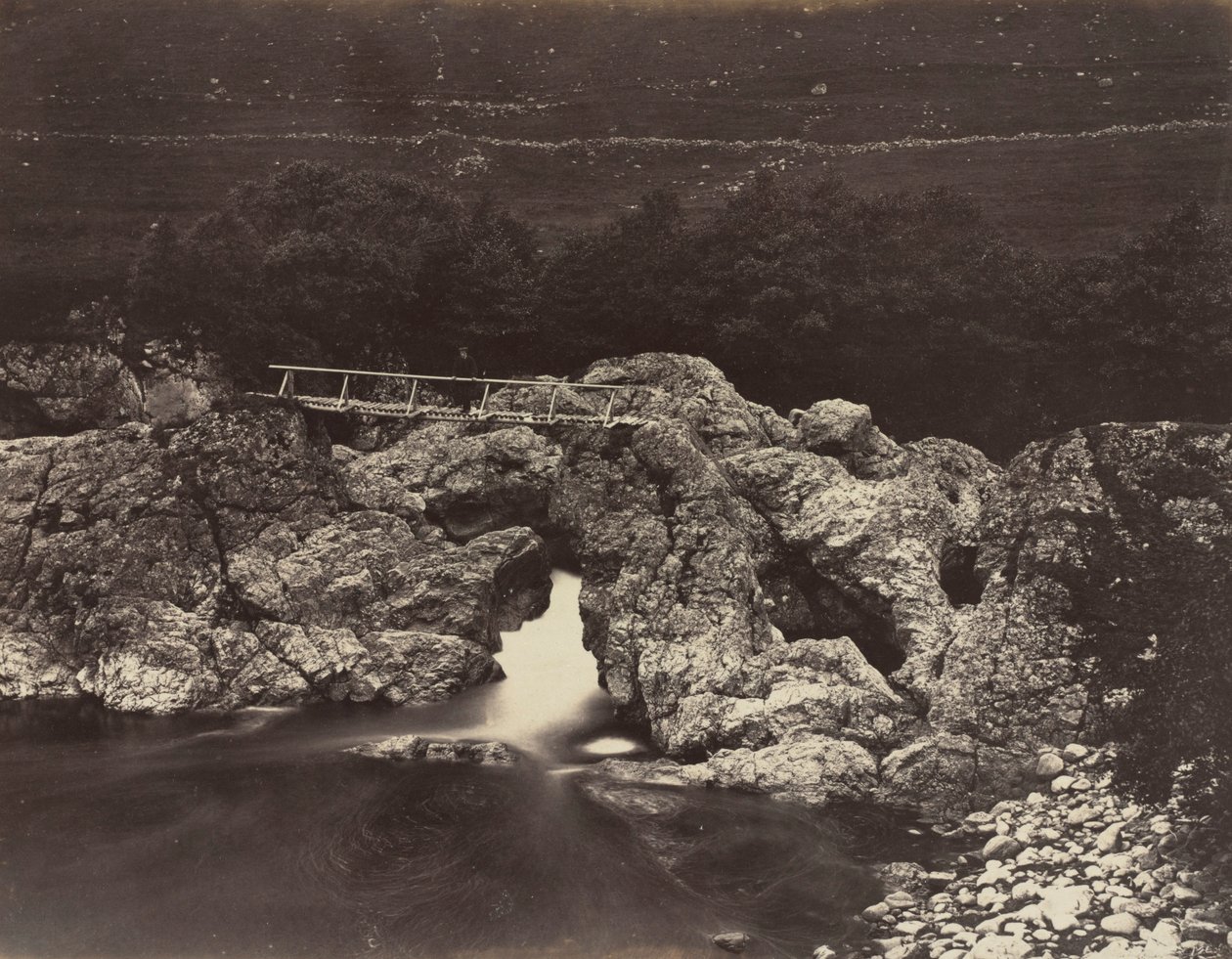 Herderbrug bij Forest Lodge, 1871 door James Valentine