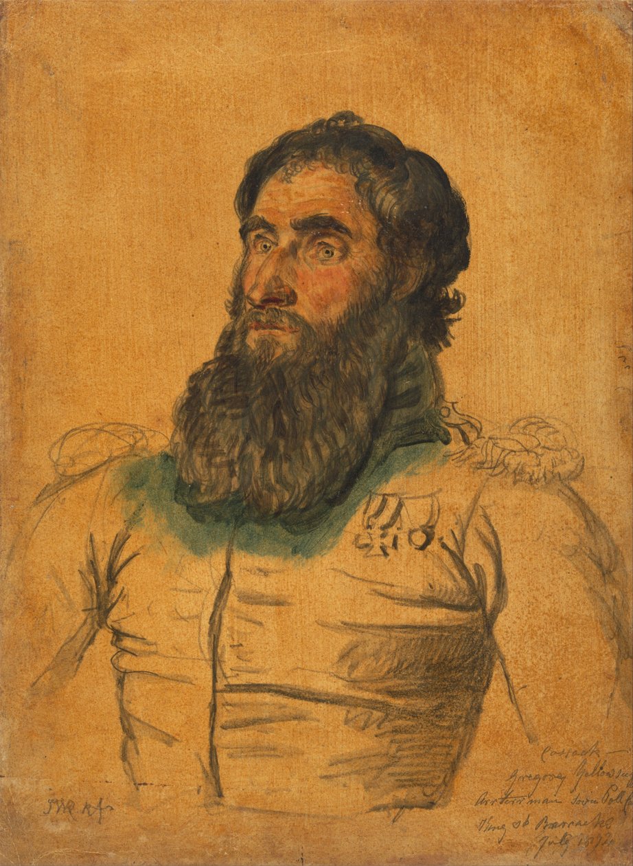 Studie van een Kozak: Gregorius Geelstoot door James Ward