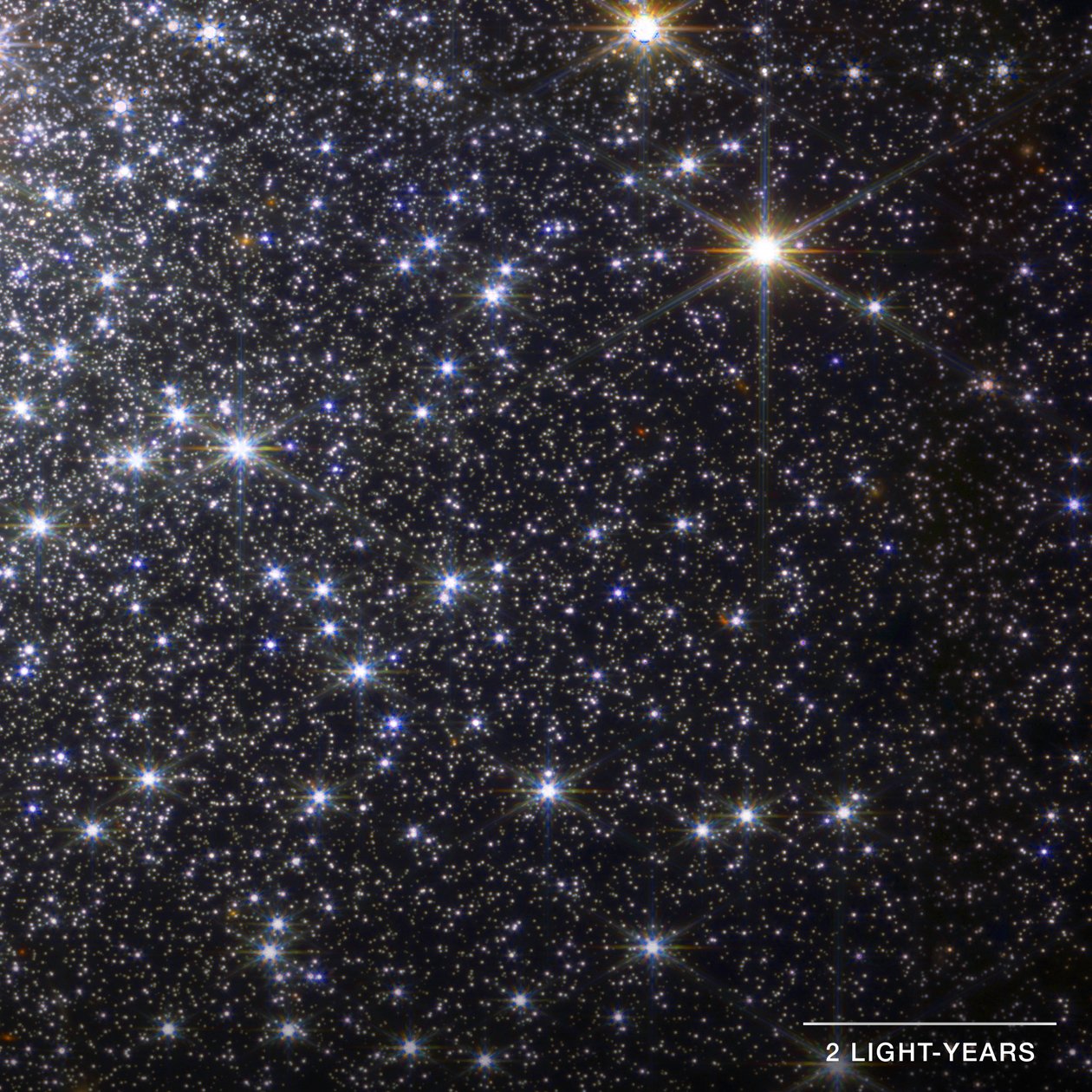 Bolvormige Cluster M92 (NIRCam Detail) door James Webb Space Telescope (NASA)
