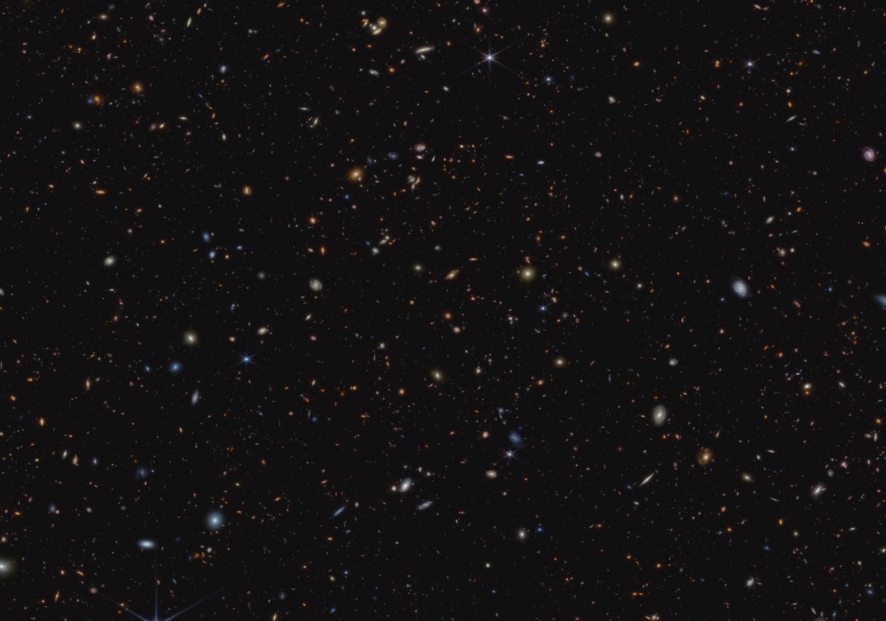 JWST Geavanceerde Diepe Extragalactische Survey (NIRCam Beeld) door James Webb Space Telescope (NASA)