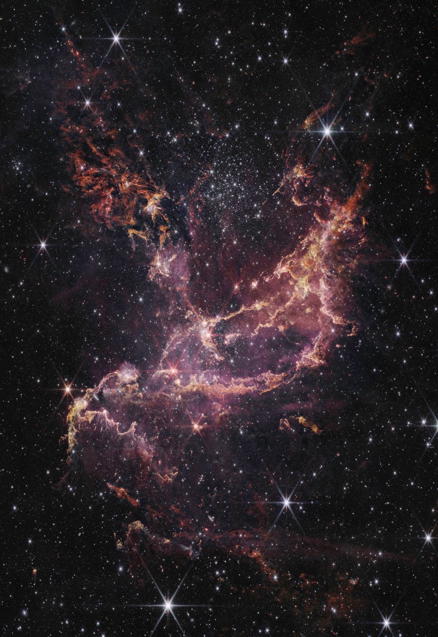 NGC 346 (NIRCam Beeld) door James Webb Space Telescope (NASA)