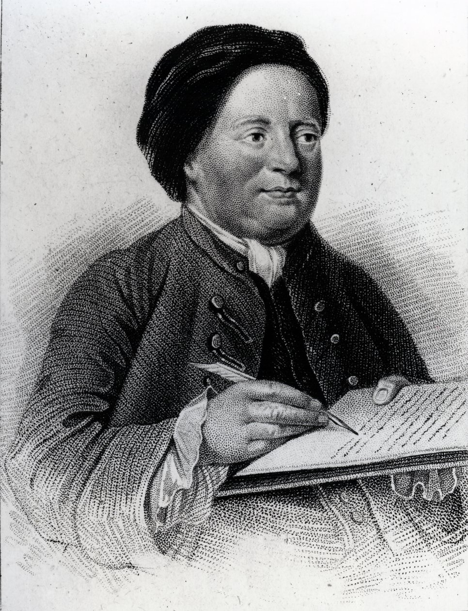 Samuel Richardson (1689-1761) door James, the Elder Hopwood