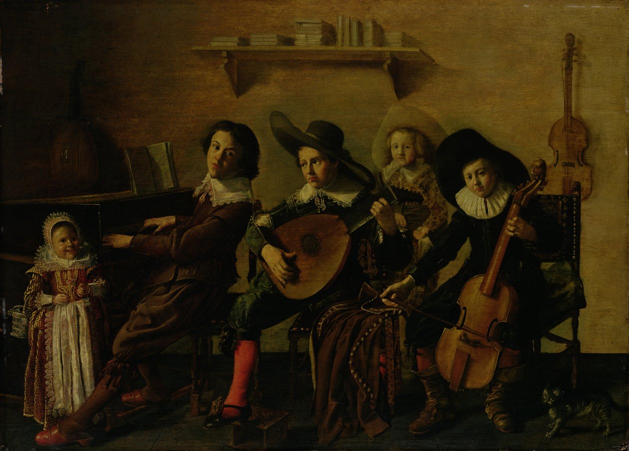 Het concert door Jan Miense Molenaer