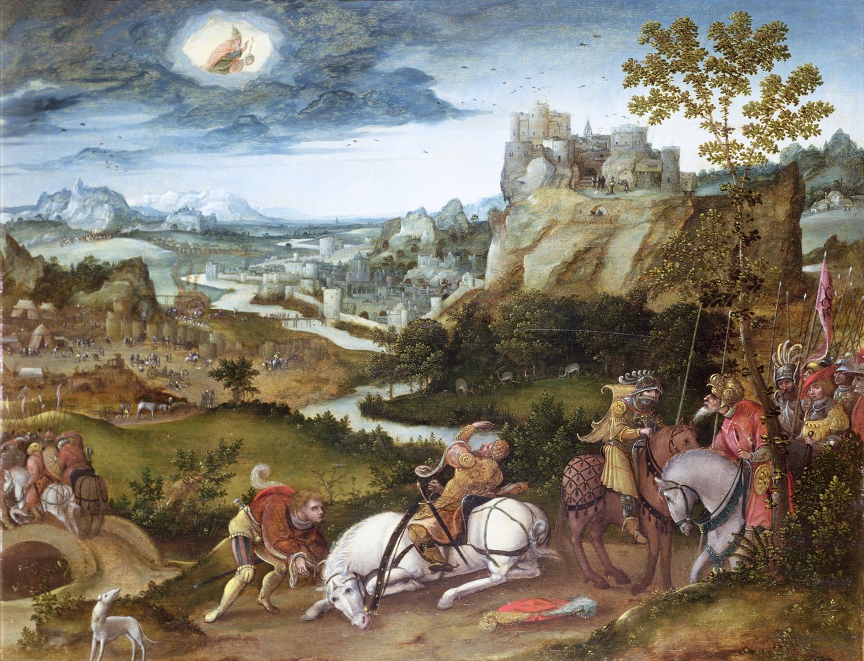 De Bekering van St. Paulus door Jan Mostaert