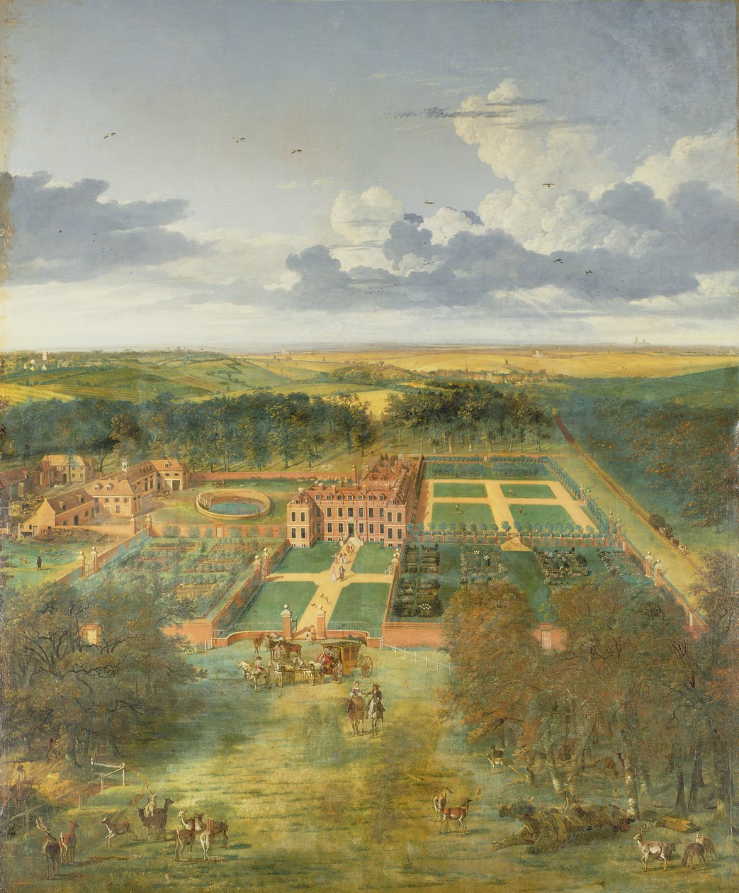 Cheveley Park, nabij Newmarket door Jan Siberechts