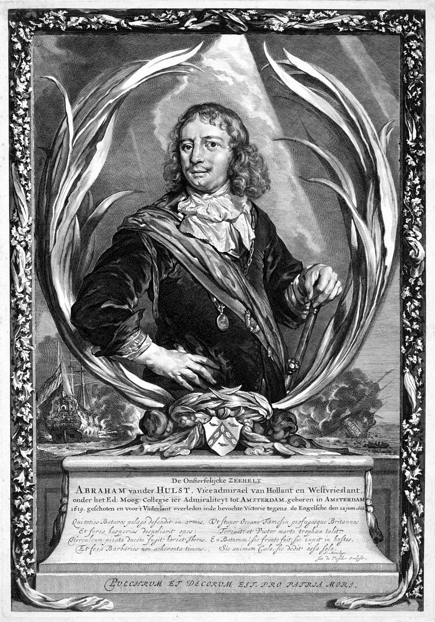 Abraham van der Hulst door Jan de Visscher