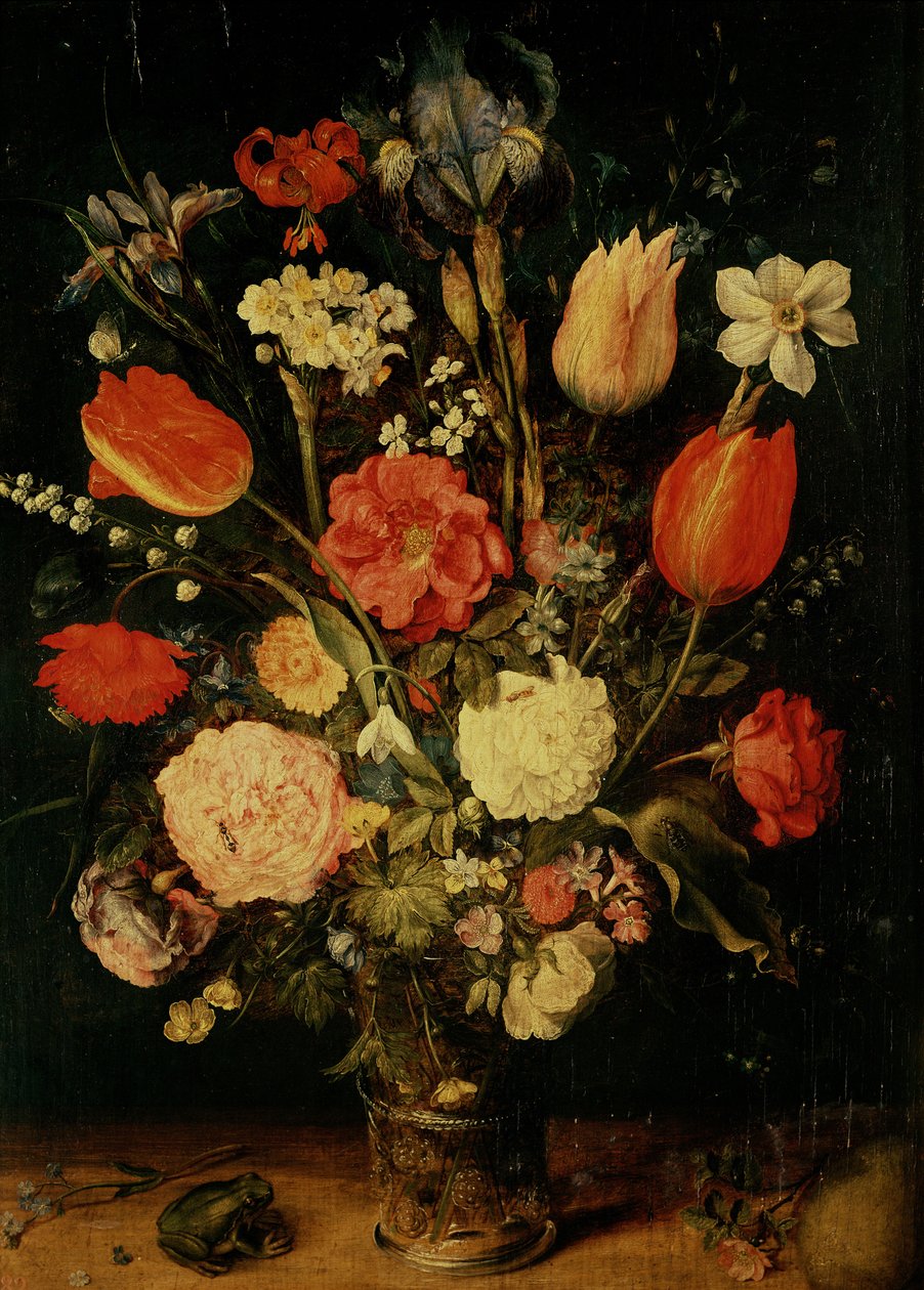 Stilleven van bloemen door Jan the Elder Brueghel