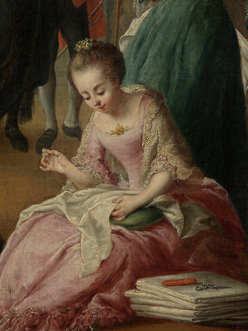 Detail (Middagthee) door Jan Anton Garemyn