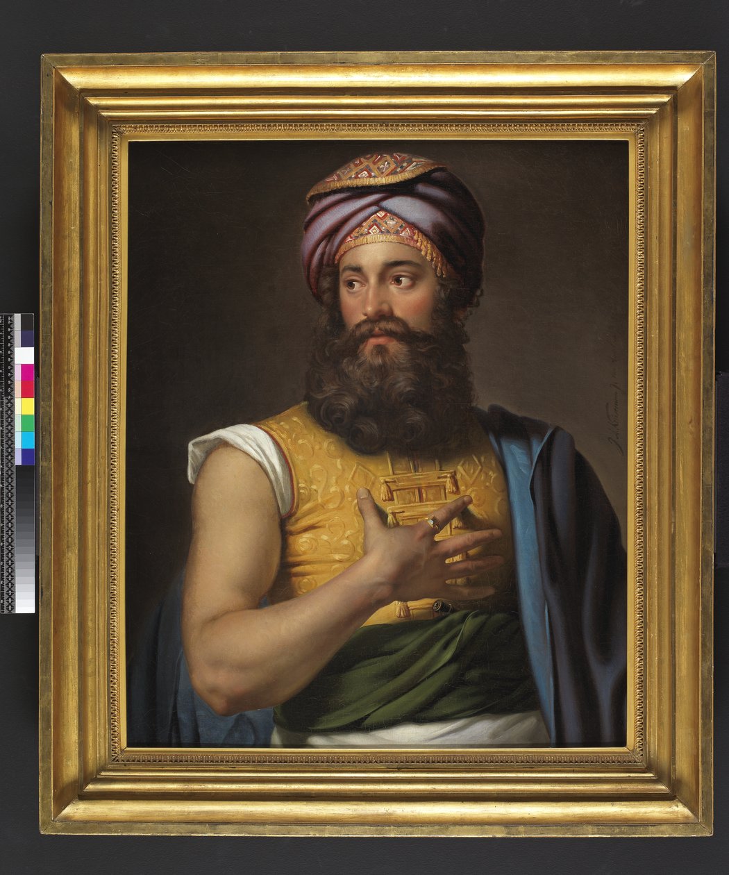 De grote Belzoni, 1824 door Jan Adam Janszoon Kruseman