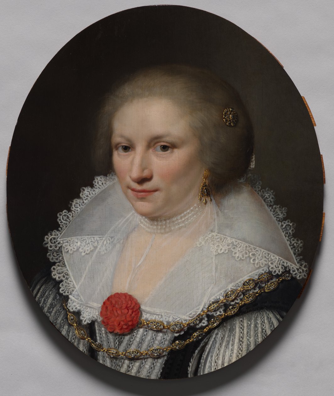 Portret van een Vrouw door Jan Anthonisz. van Ravesteyn