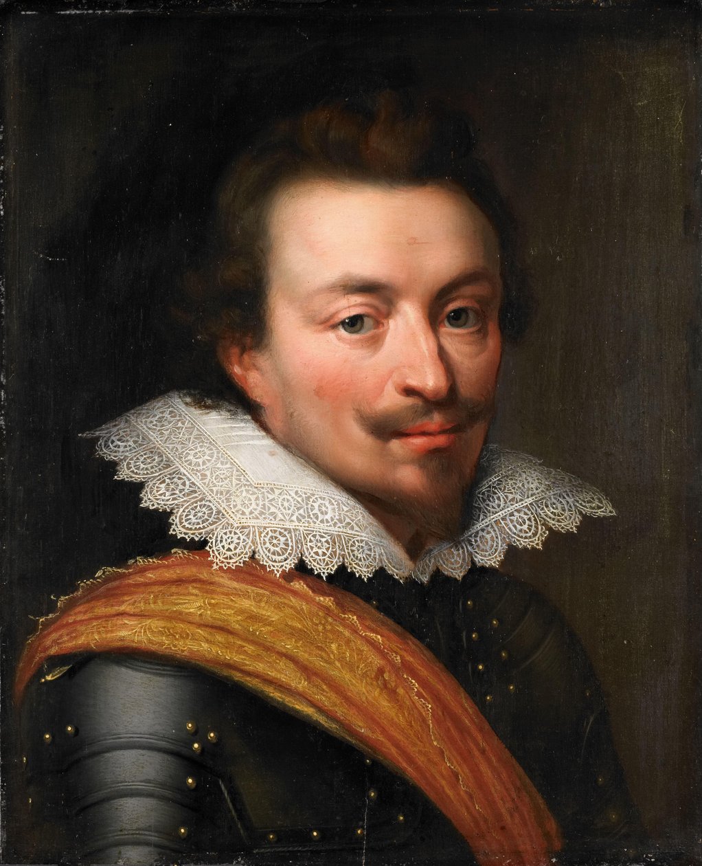 Portret van Jan de Jongere, Graaf van Nassau-Siegen door Jan Antonisz van Ravesteyn (workshop of)