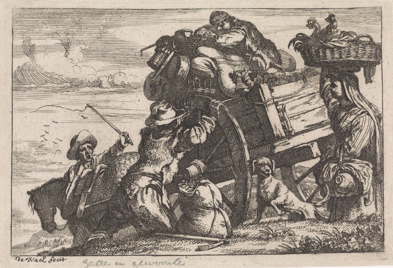 De kar door Jan Baptist de Wael