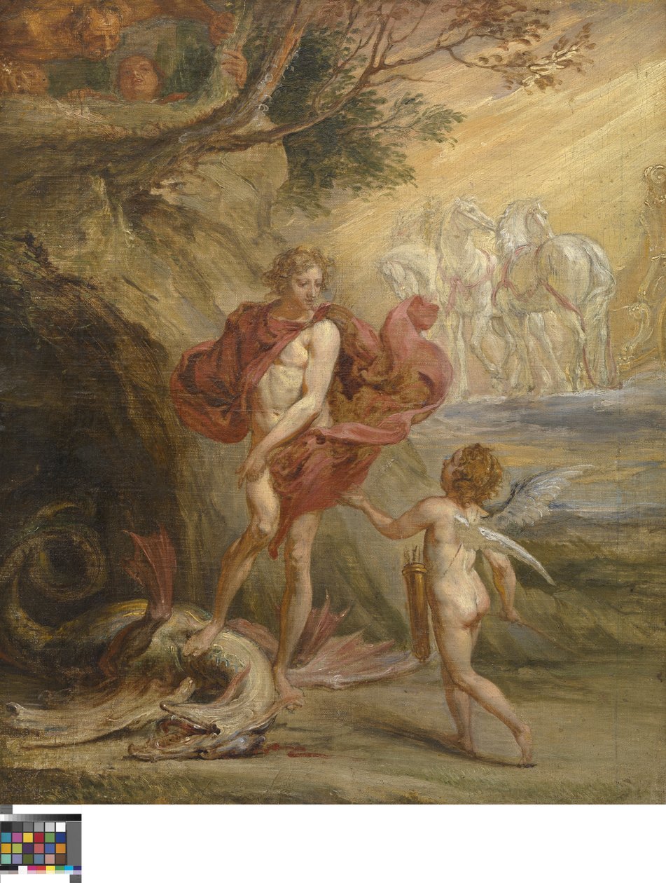 Nederlands: Apollo en Python Apollo en Python door Jan Boeckhorst