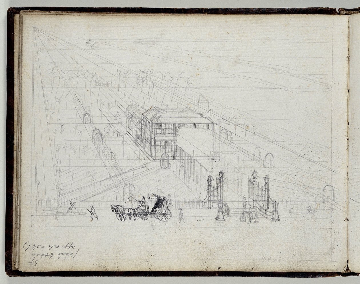 Het landgoed van Brandes bij Batavia door Jan Brandes