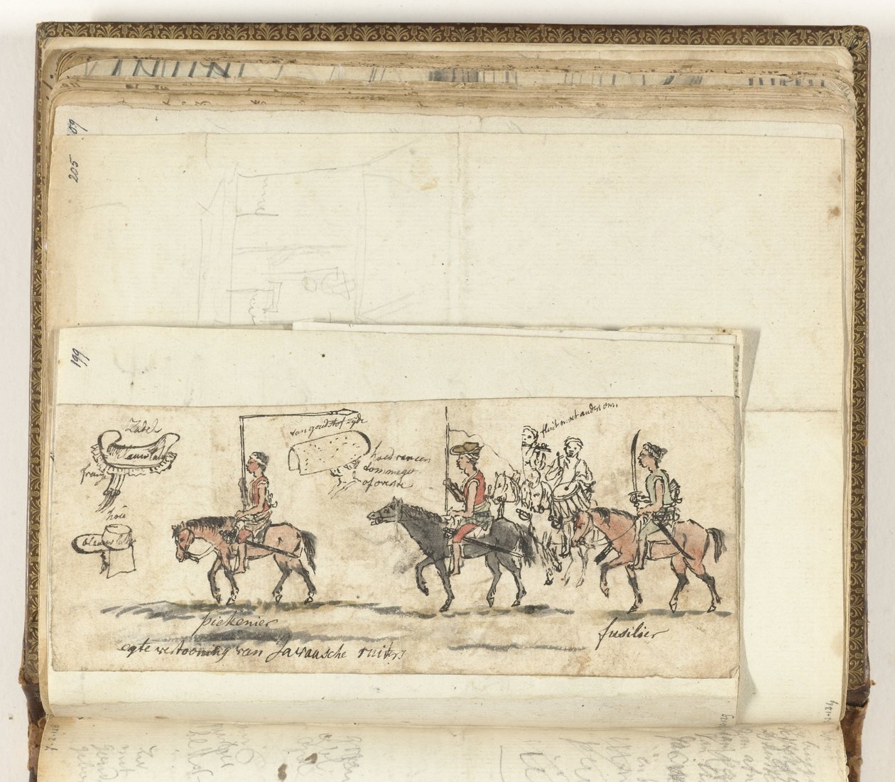 Javaanse cavalerie door Jan Brandes