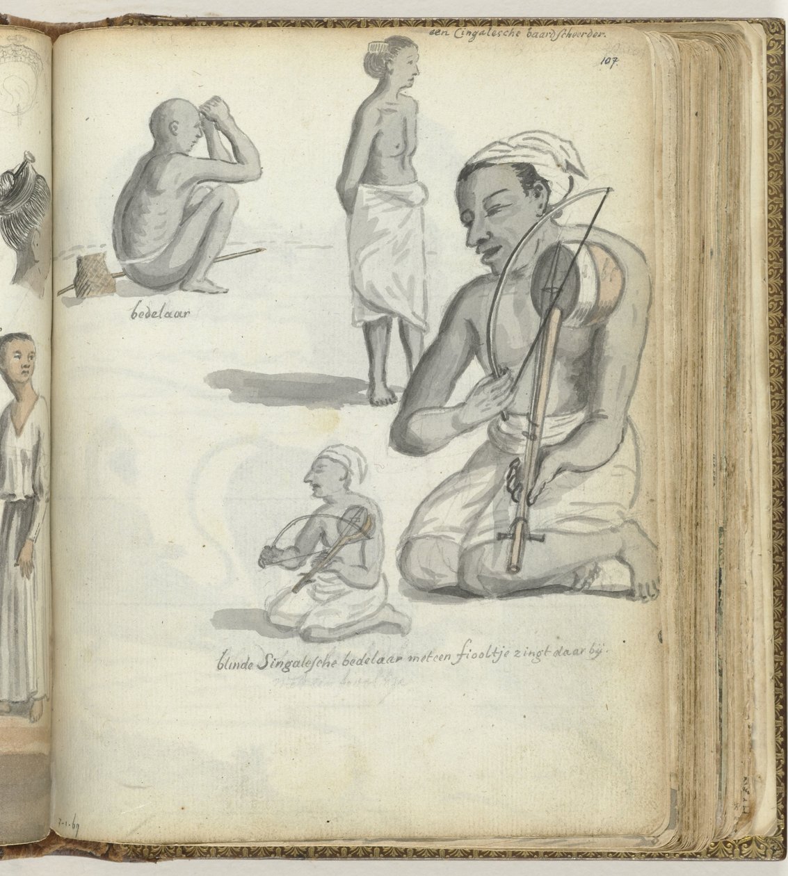 Volkstypen op Ceylon door Jan Brandes