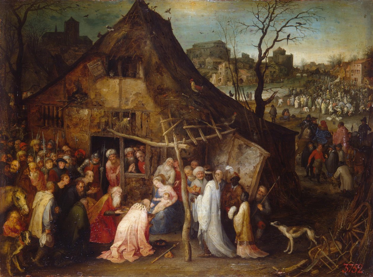 Aanbidding van de Wijzen door Jan Brueghel the Elder