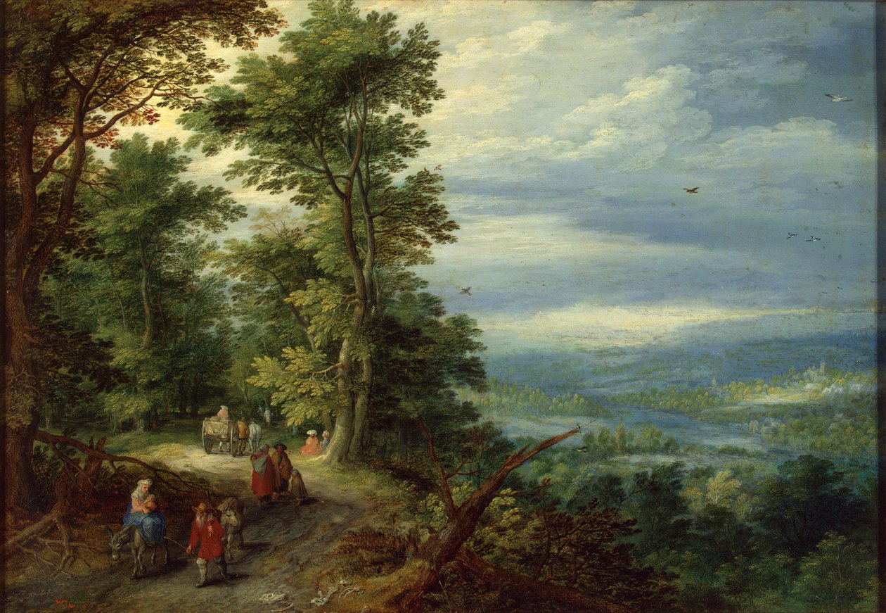 De rand van het bos (De vlucht naar Egypte)






















)" door Jan Brueghel the Elder