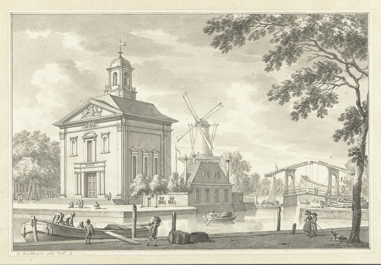 De Engelse kerk in Rotterdam door Jan Bulthuis