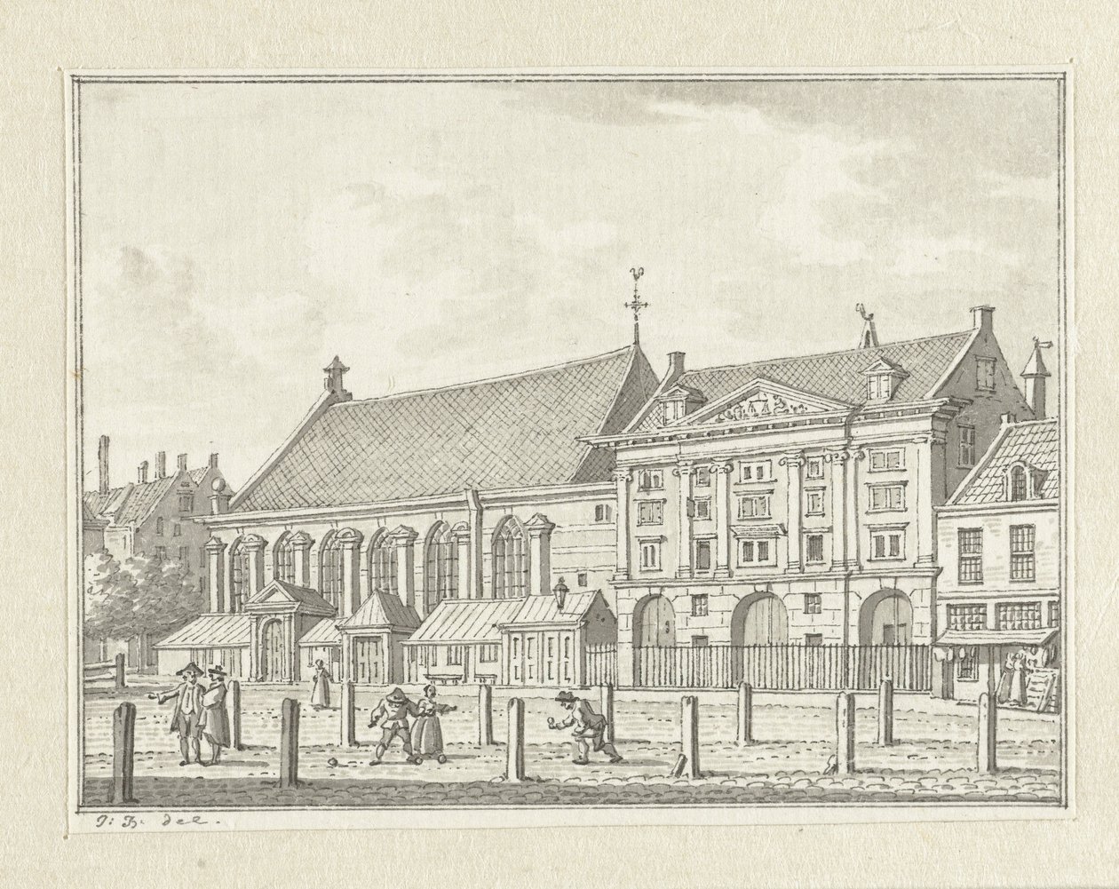 De Prinsekerk en Boterhal te Rotterdam door Jan Bulthuis