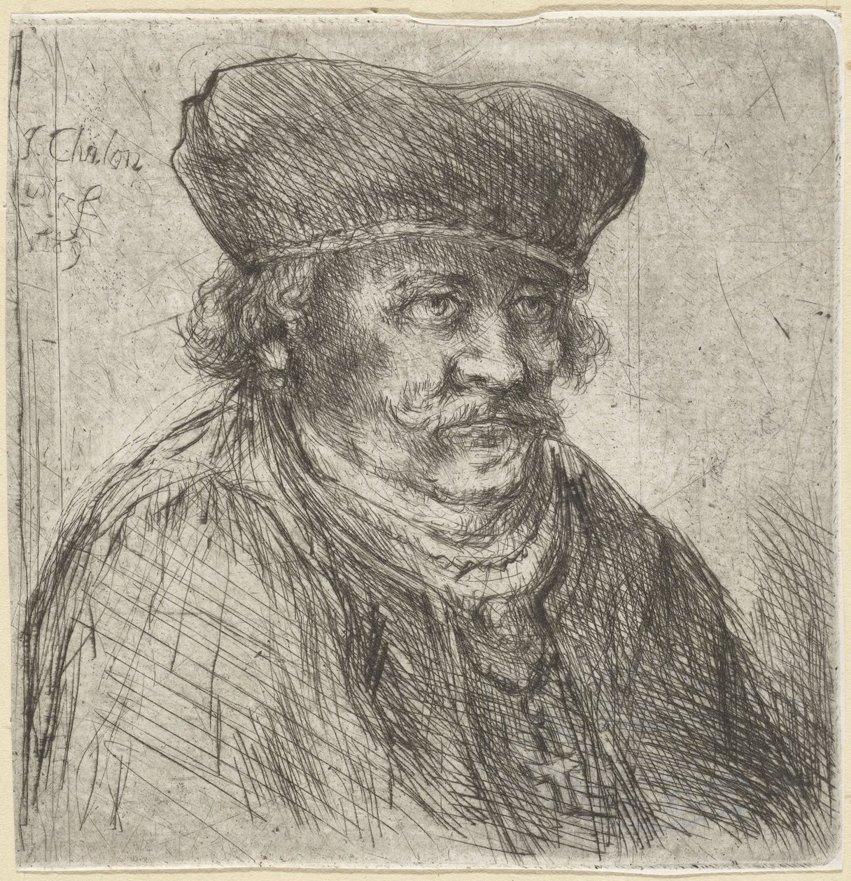 Oude man door Jan Chalon