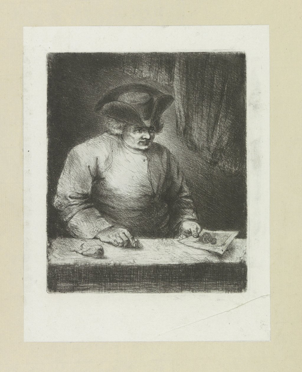 Portret van Hendrik Chalon door Jan Chalon