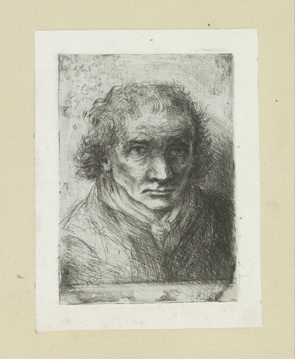 Volwassen man met sjaal door Jan Chalon