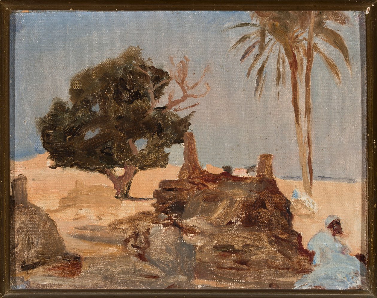 Begraafplaats bij de piramiden. Van een reis naar Egypte door Jan Ciągliński