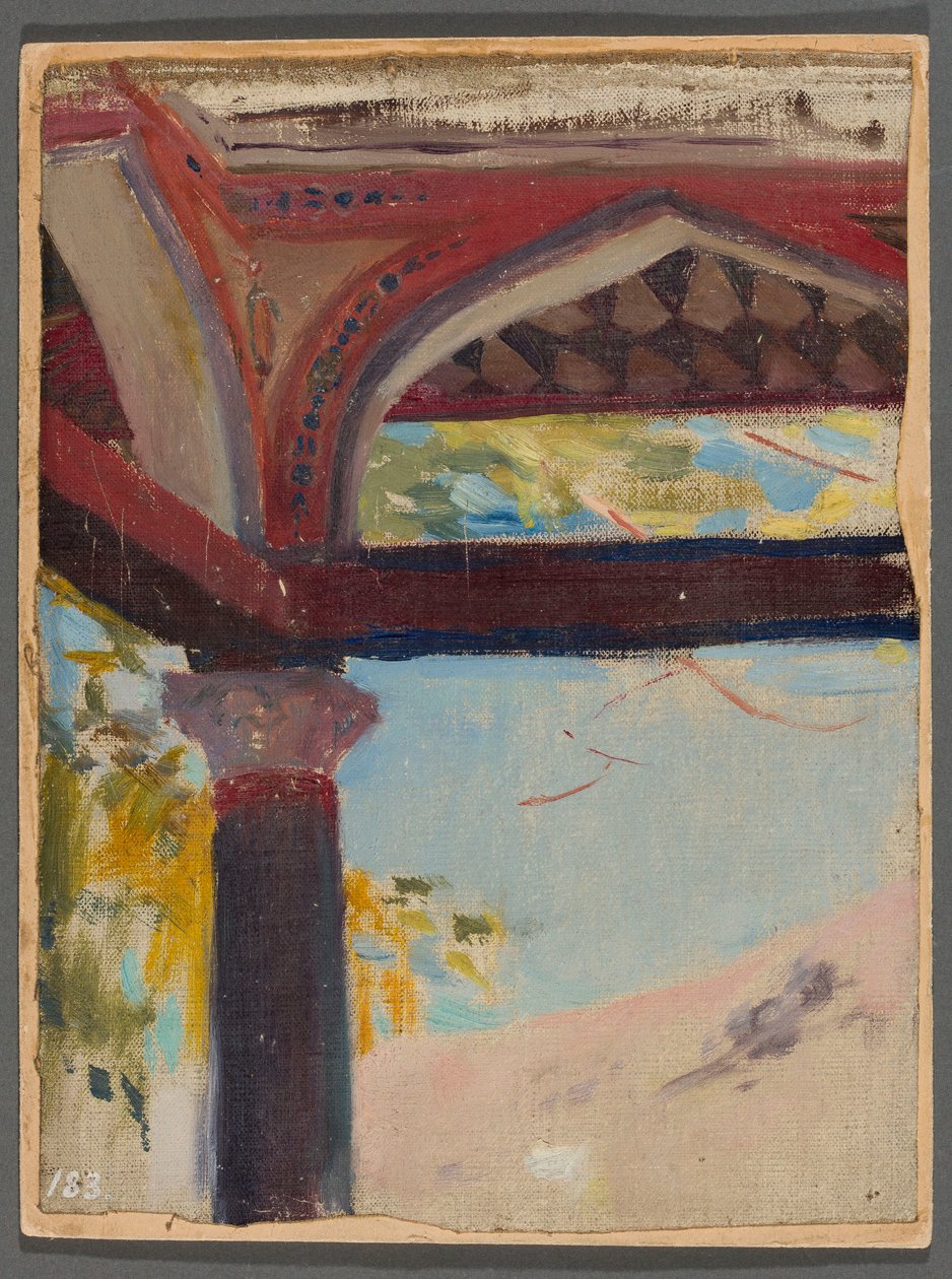 Een fragment van het prieel van Maria Potocka in Baktsjaraj. Uit een reis naar de Krim door Jan Ciągliński