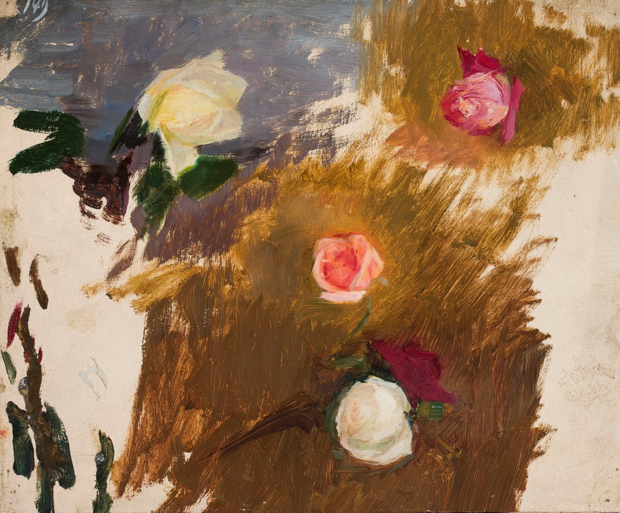 Jalta - bloemen door Jan Ciągliński