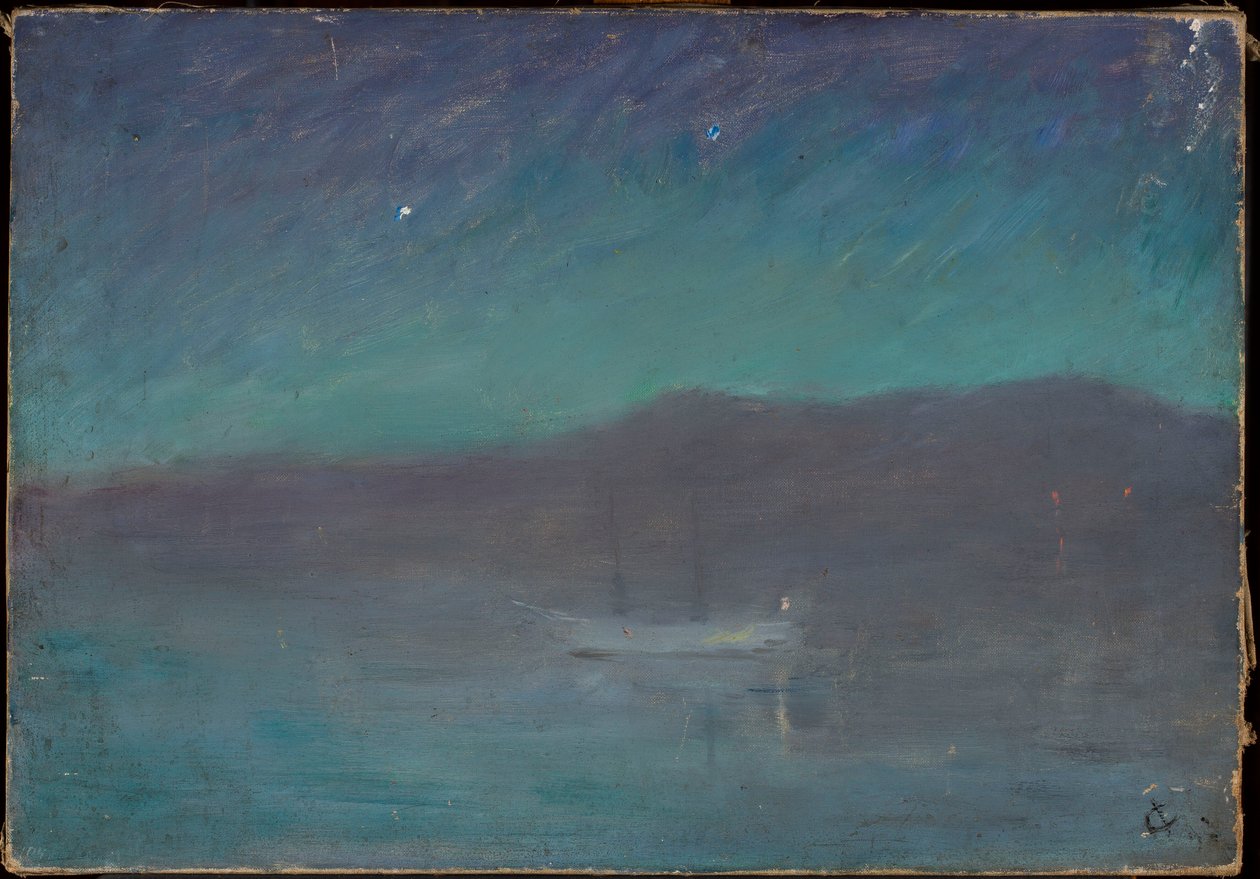 Jalta - nacht door Jan Ciągliński