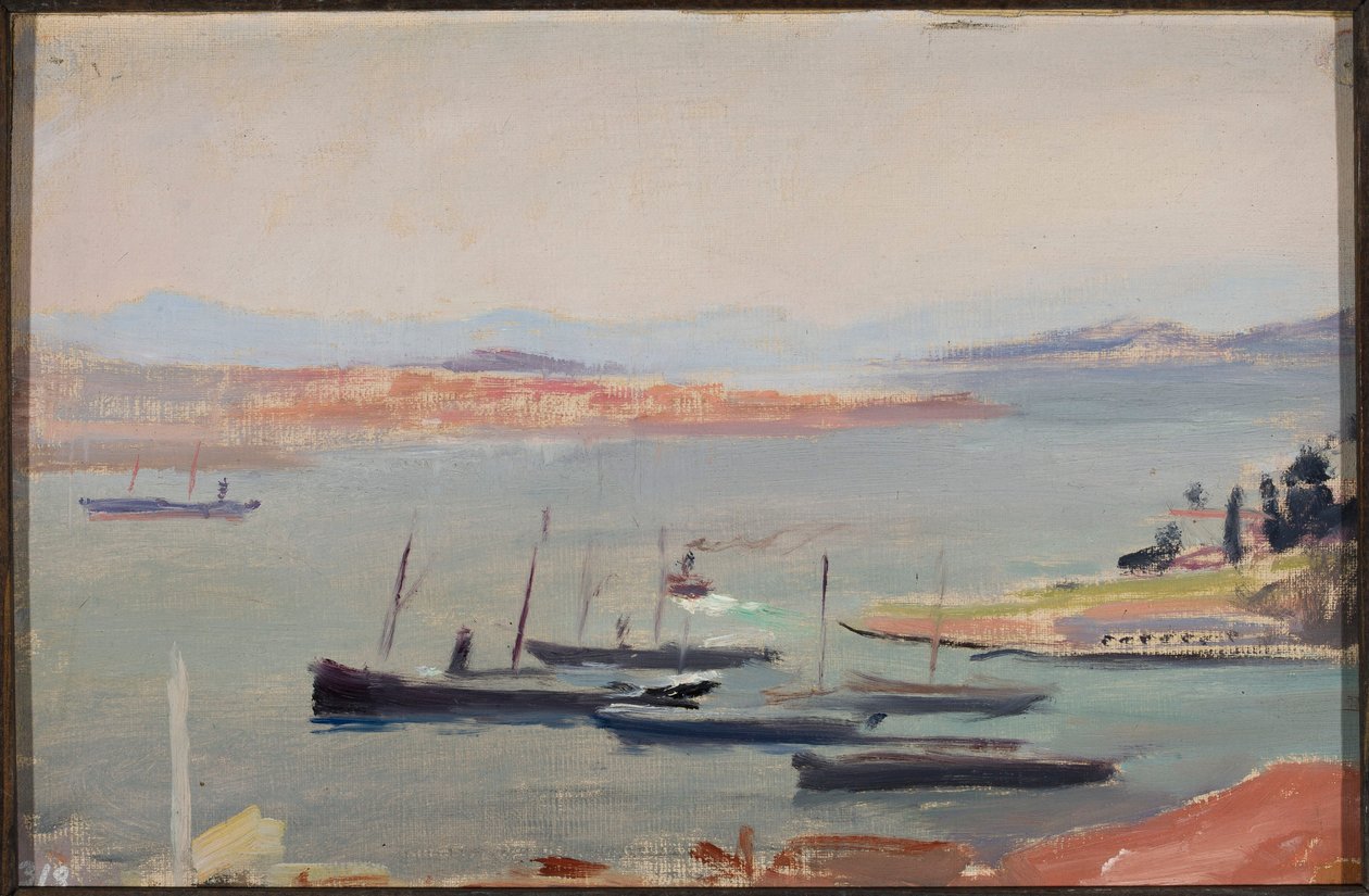 Op het schip, bij de ingang van de Bosporus. Uit de reis naar Constantinopel door Jan Ciągliński