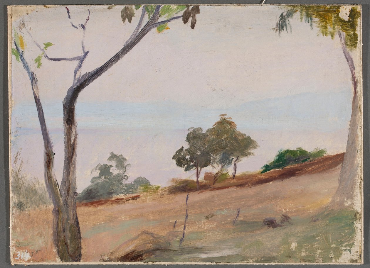 Landschap met bomen. Van een reis naar Constantinopel door Jan Ciągliński