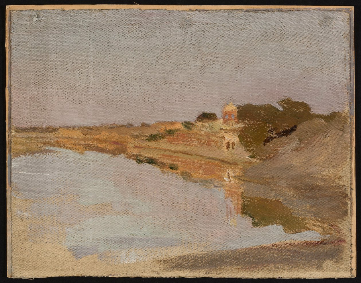 Landschap met water. Van een reis naar India door Jan Ciągliński