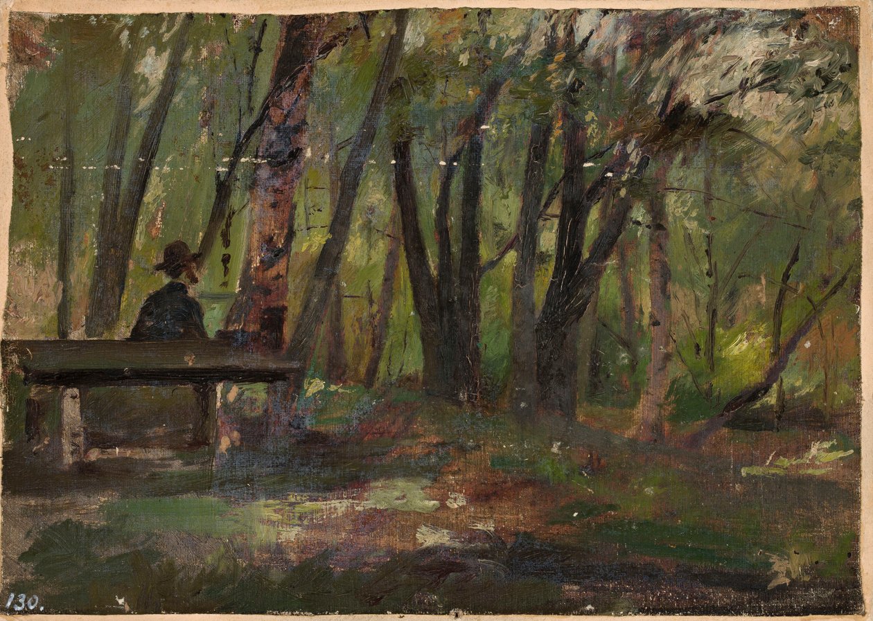 Sint-Petersburg - park op het Petrograd-eiland door Jan Ciągliński