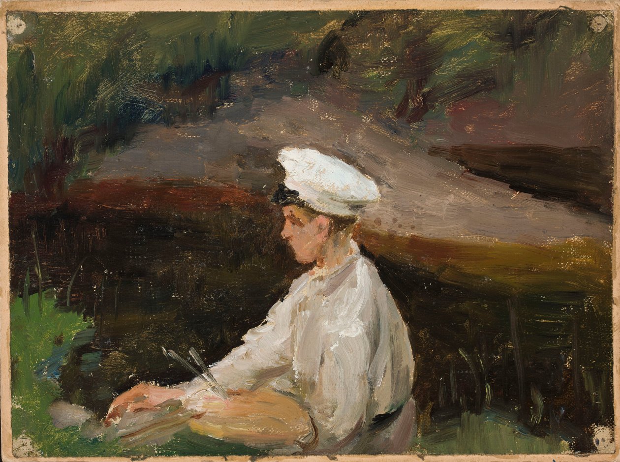 Portret van Aleksander Rubcow door Jan Ciągliński