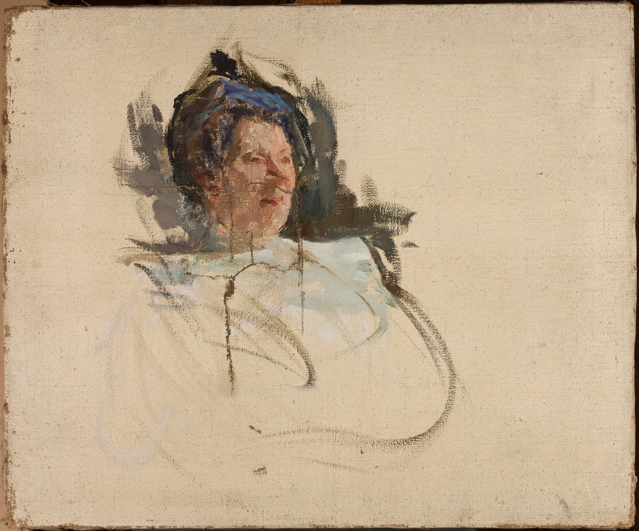 Portret van Alina Doré, zangeres door Jan Ciągliński