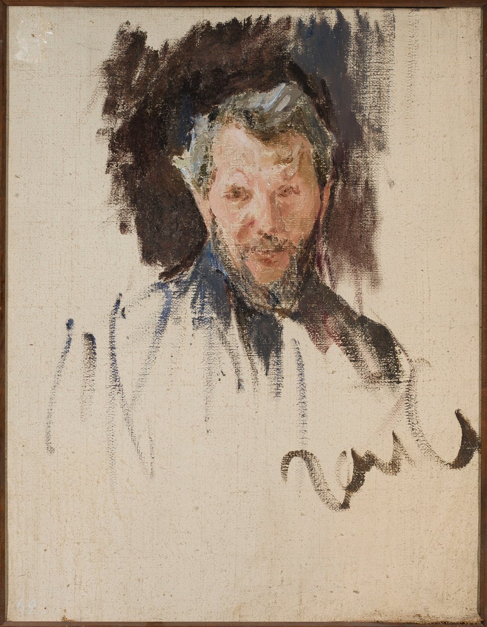 Portret van de beeldhouwer Szymanowski door Jan Ciągliński