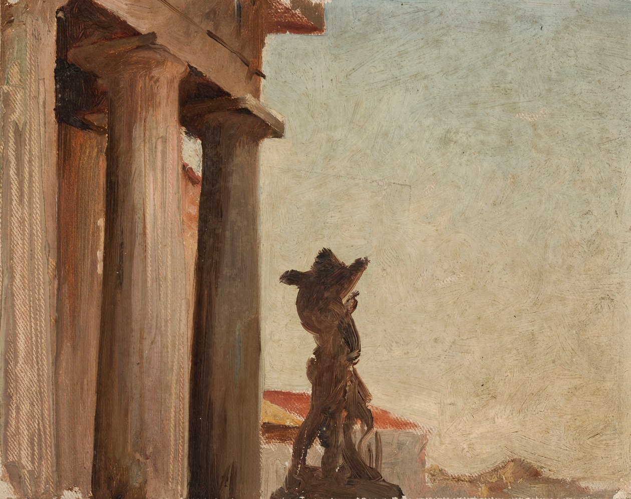 Voor het Mijnbouwinstituut in Sint-Petersburg door Jan Ciągliński