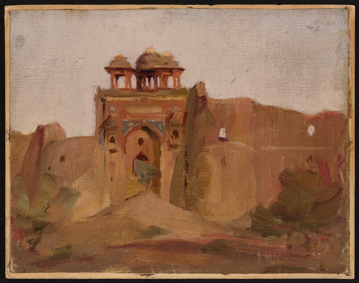 De tempel. Uit een reis naar India door Jan Ciągliński