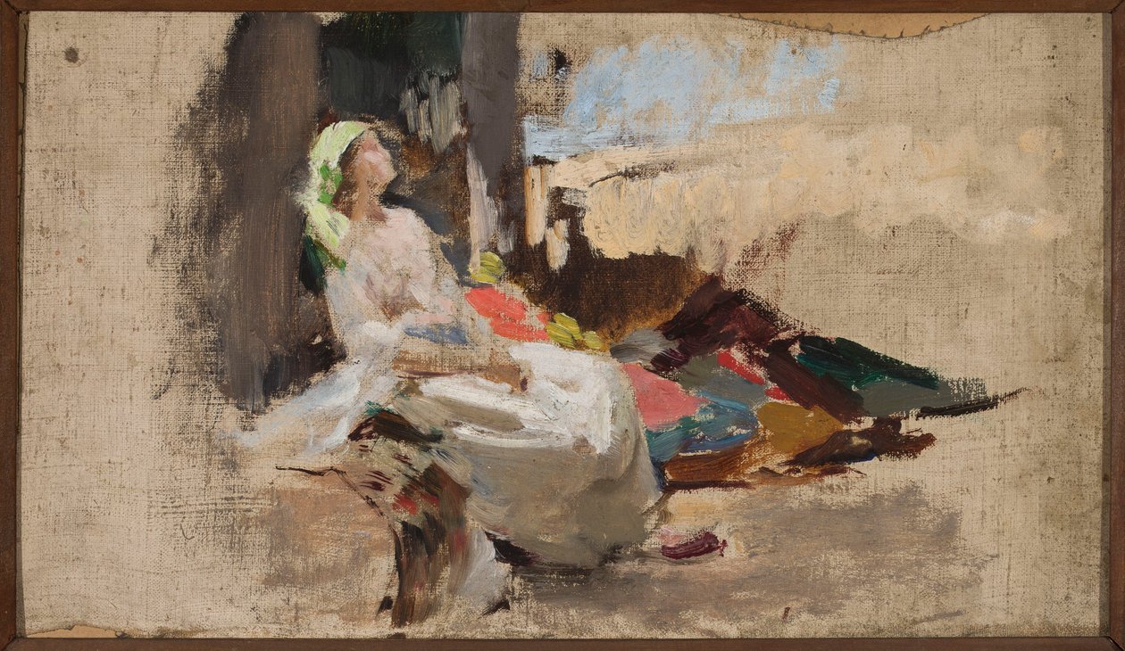 Schets voor het schilderij "Potocka in Bachtsjysaraj" door Jan Ciągliński