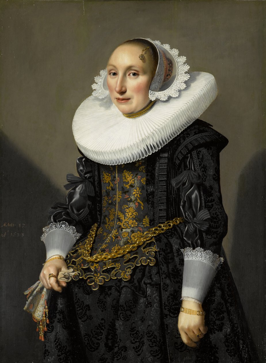 Portret van Adriana van der Aam door Jan Damen Cool