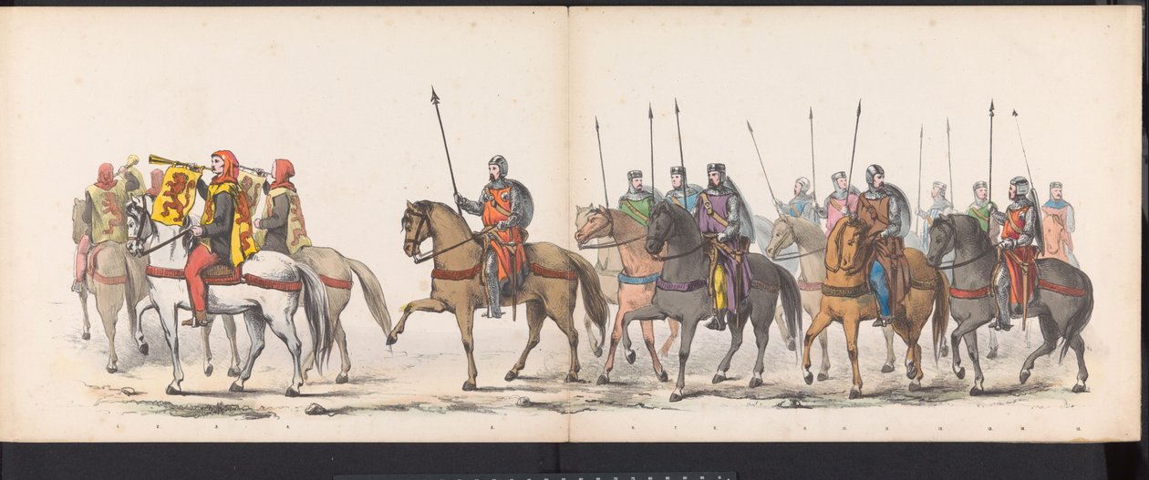 Maskerade van de Leidse studenten, 1865 (plaat 1) door Jan Daniël Cornelis Carel Willem baron de Constant Rebecque