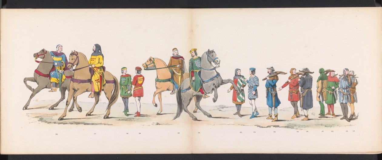 Maskerade van de Leidse studenten, 1865 (plaat 10) door Jan Daniël Cornelis Carel Willem baron de Constant Rebecque