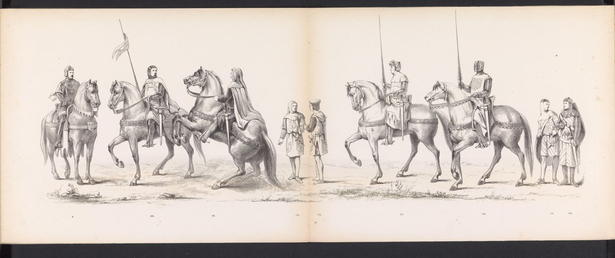 Maskerade van de Leidse studenten, 1865 (plaat 14) door Jan Daniël Cornelis Carel Willem baron de Constant Rebecque